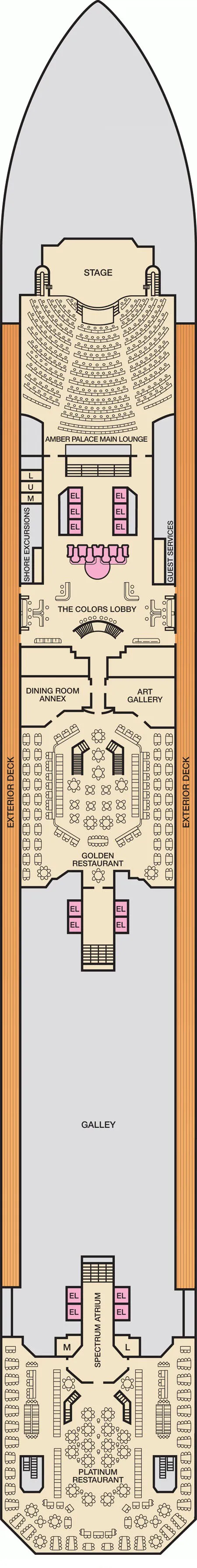 Carnival Glory 3 Lobby Deck