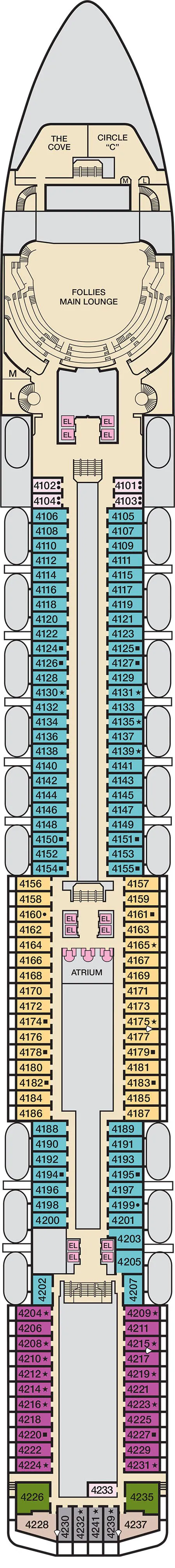 Carnival Legend Deck 4 Main