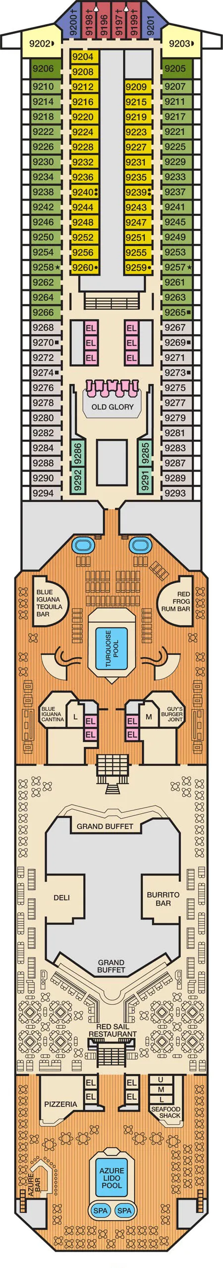 Carnival Glory 9 Lido Deck