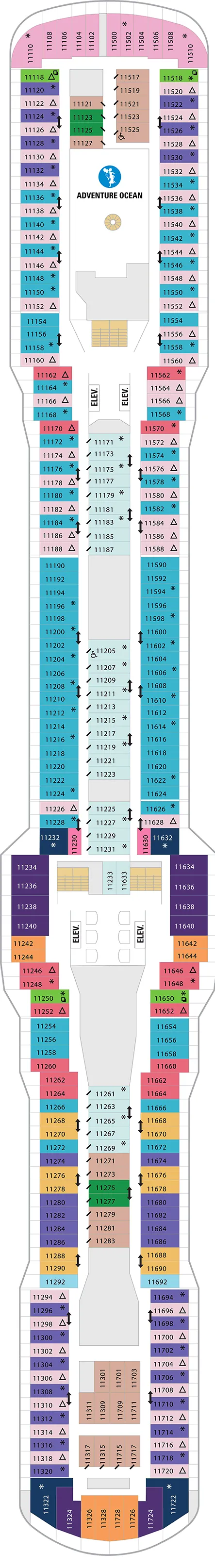 Spectrum of the Seas Deck 11