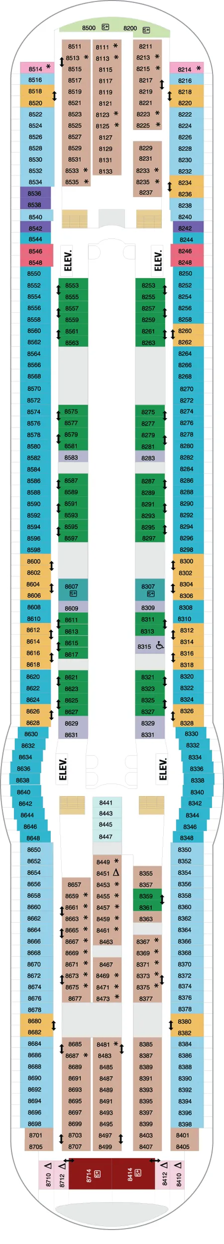 Freedom of the Seas Deck 8