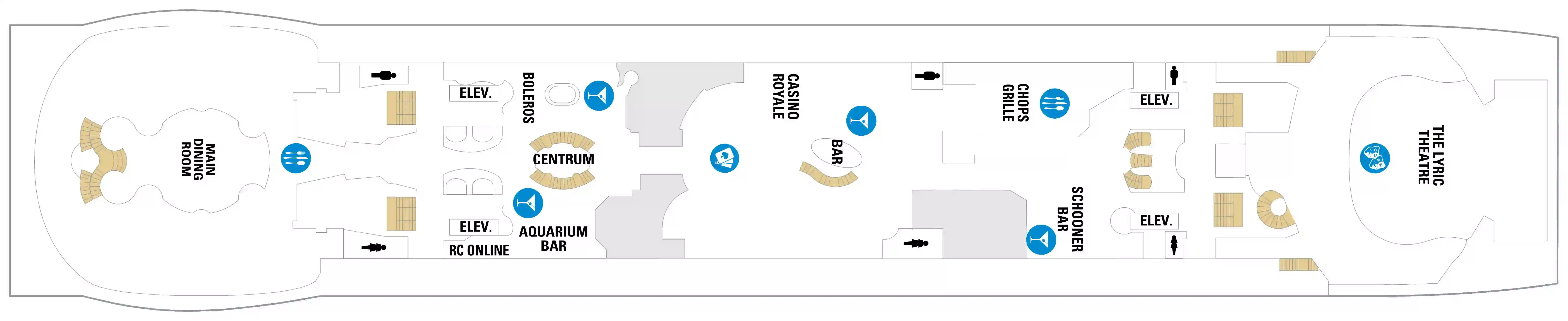 adventure of the seas deck 4 deck plan