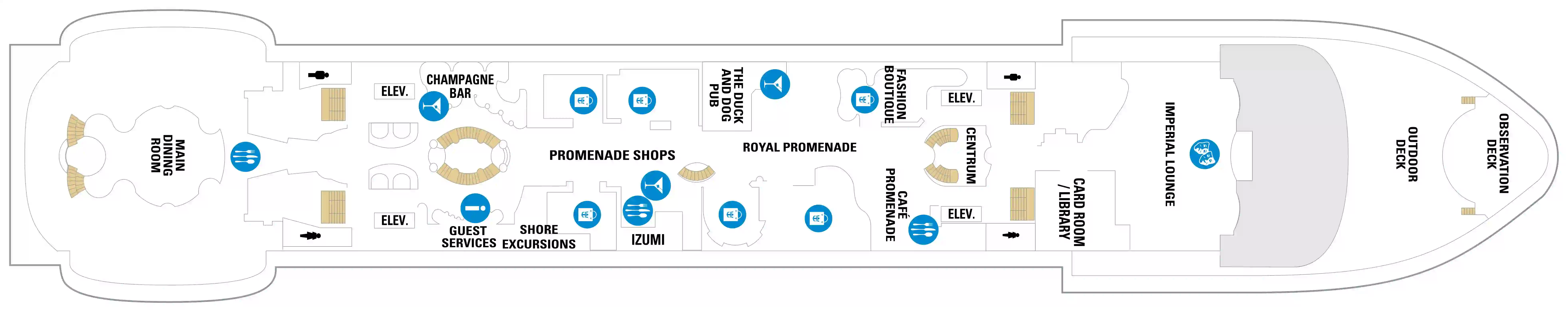 adventure of the seas deck 5 deck plan