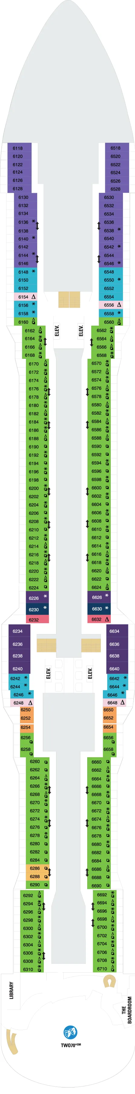 Odyssey Of The Seas Deck Plan Cruise Deck Info