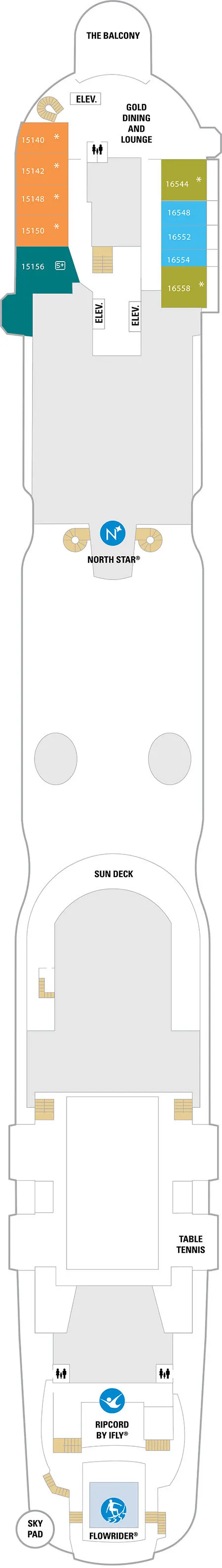 Spectrum of the Seas Deck 16