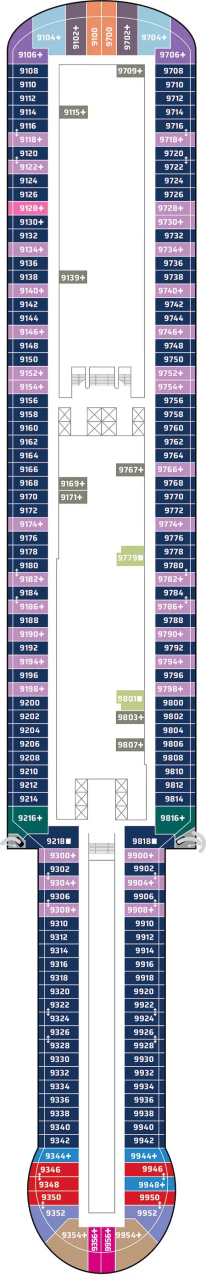 Norwegian Viva Deck 9